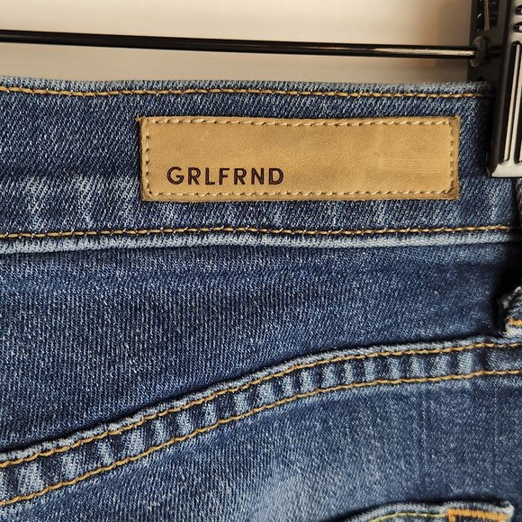 GRLFRND Joan Crop Flare Jeans sz 26 - Picture 6 of 8